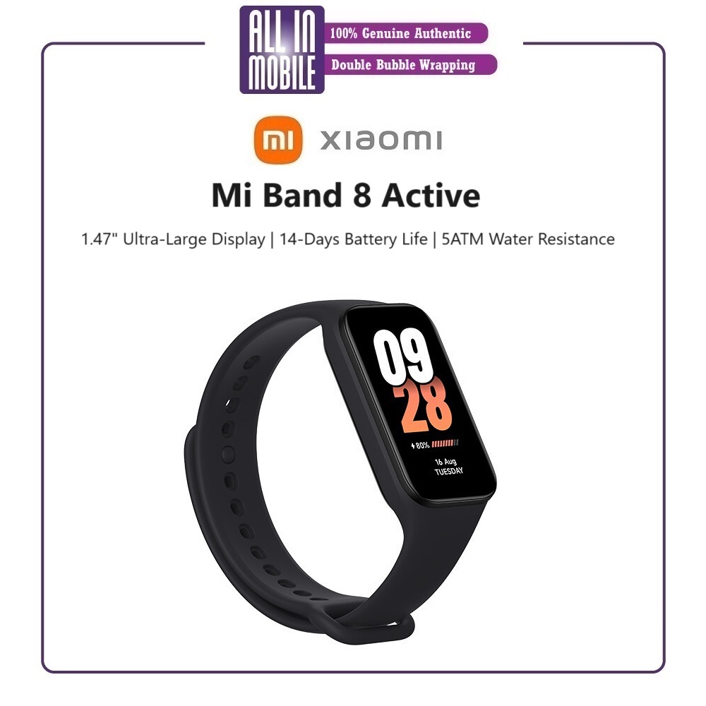 [Malaysia Set] Xiaomi Mi Band 8 Active Official Warranty By Xiaomi