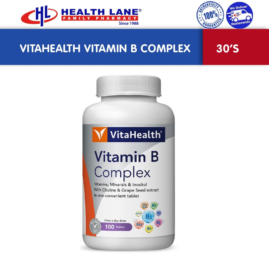 Vitahealth Vitamin B Complex (30's) | Shopee Malaysia