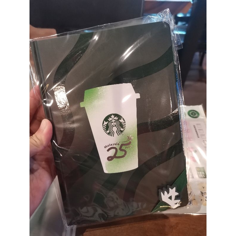 Starbucks Planner 2024 Dark green/ light green full set Shopee Malaysia