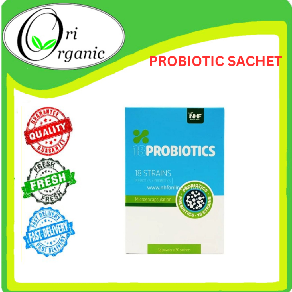NHF Probiotic sachet 3g X 30 Sachets Exp 9/2025 18Strains Prebiotic