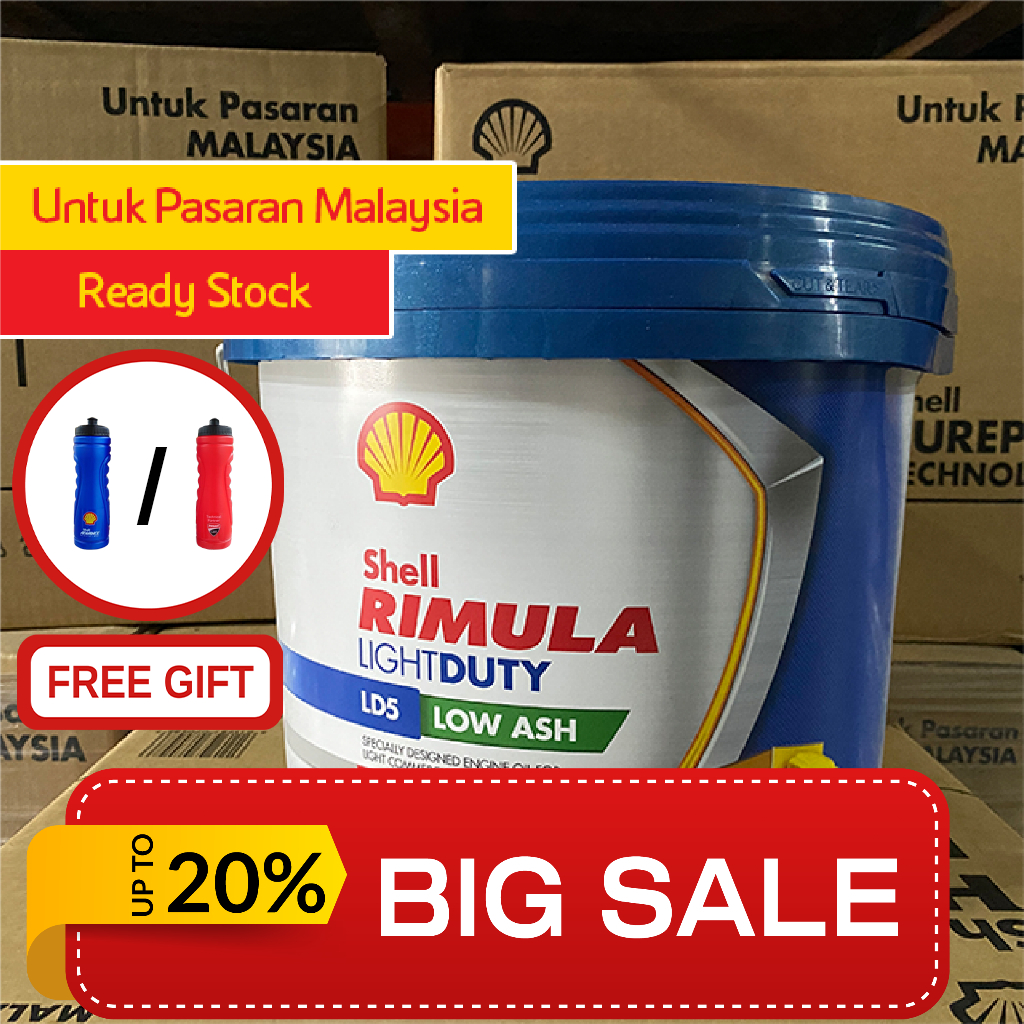 Rimula Light Duty 5 10W-40 CK-4 (7.5L) | Shopee Malaysia