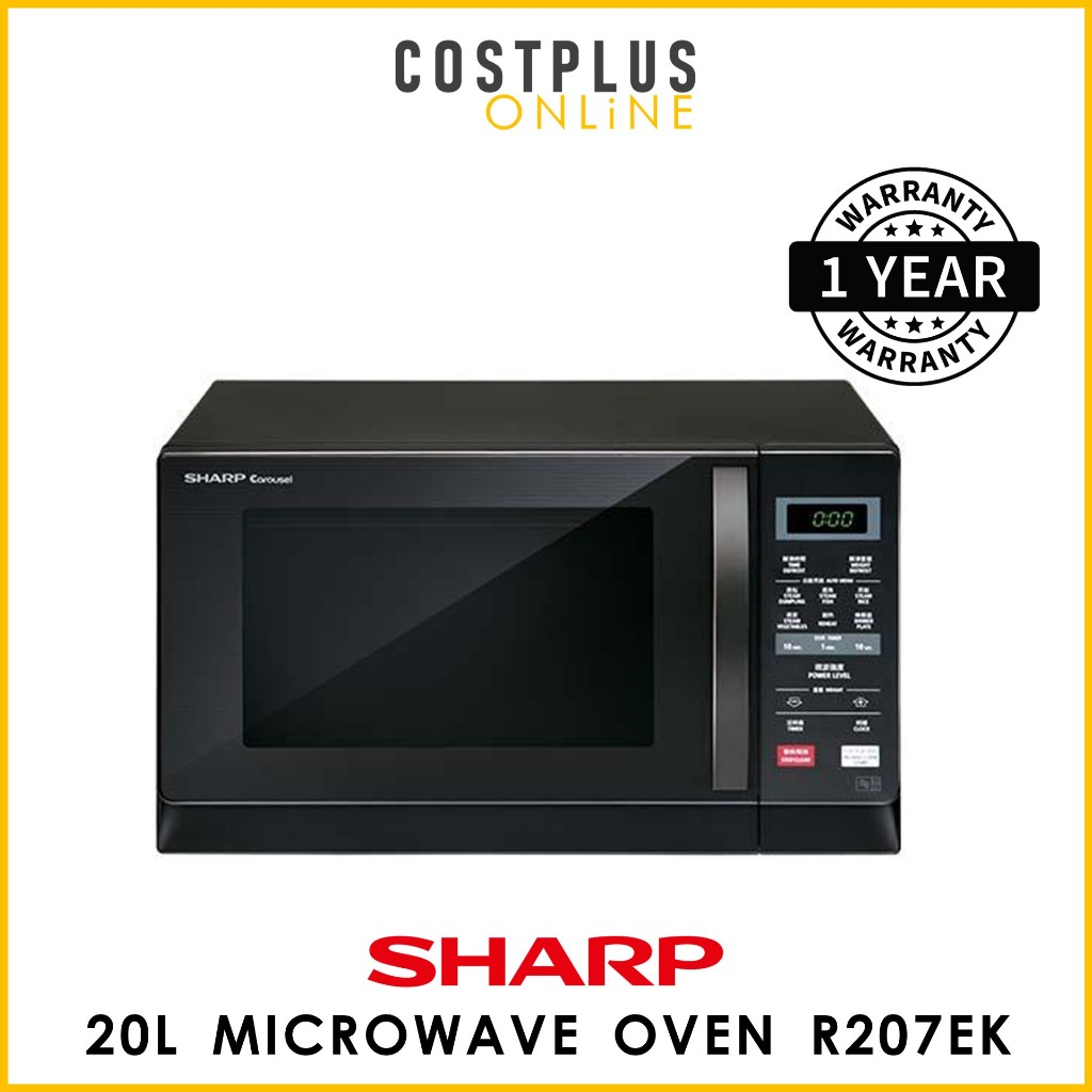 SHARP Microwave Oven 20L R207EK R219EK R2021GK Mechanical Dial Flatbed