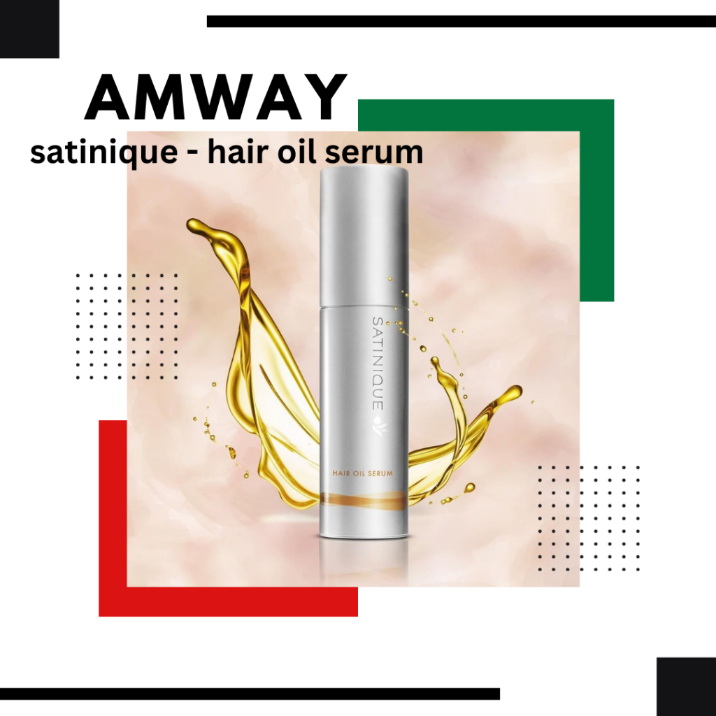 AMWAY HAIR CARE !! SATINIQUE Hair Oil Serum , MINYAK SERUM UTK RAMBUT KERING AMWAY Shopee