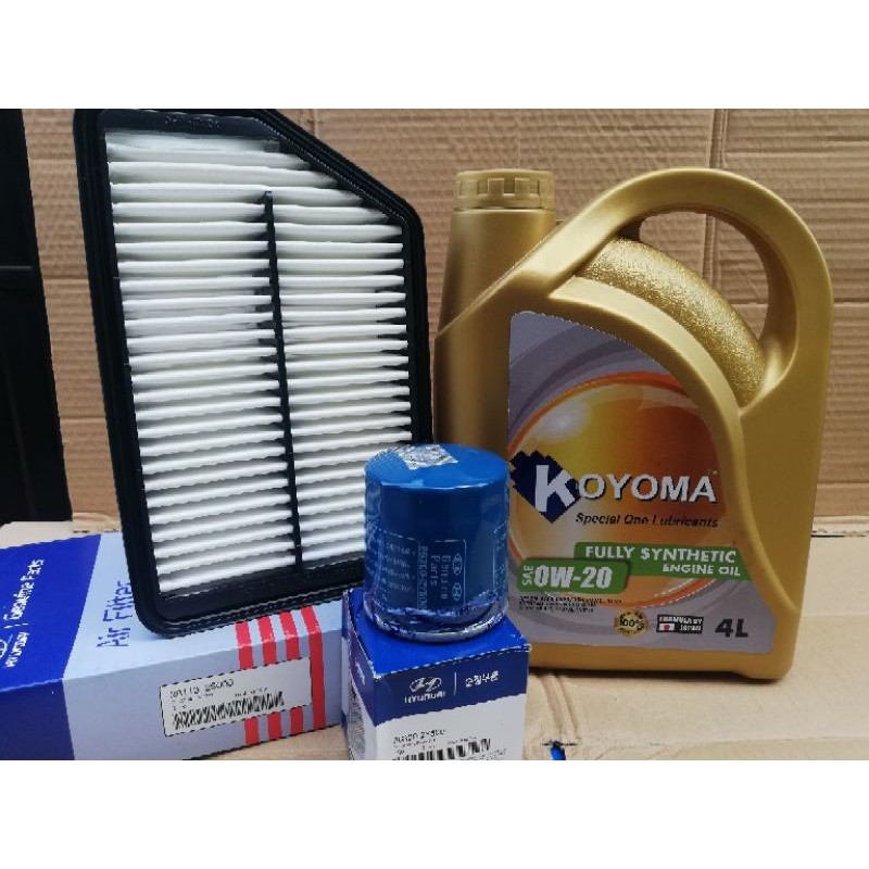 KIA SPORTAGE SL, HYUNDAI TUCSON LM OIL FILTER + AIR FILTER + KOYOMA