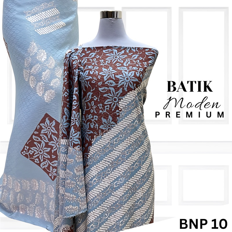 (OPEN METER!) KAIN BATIK MODEN EXCLUSIVE VIRAL SUTERA DOBBY PRINTED BY ...