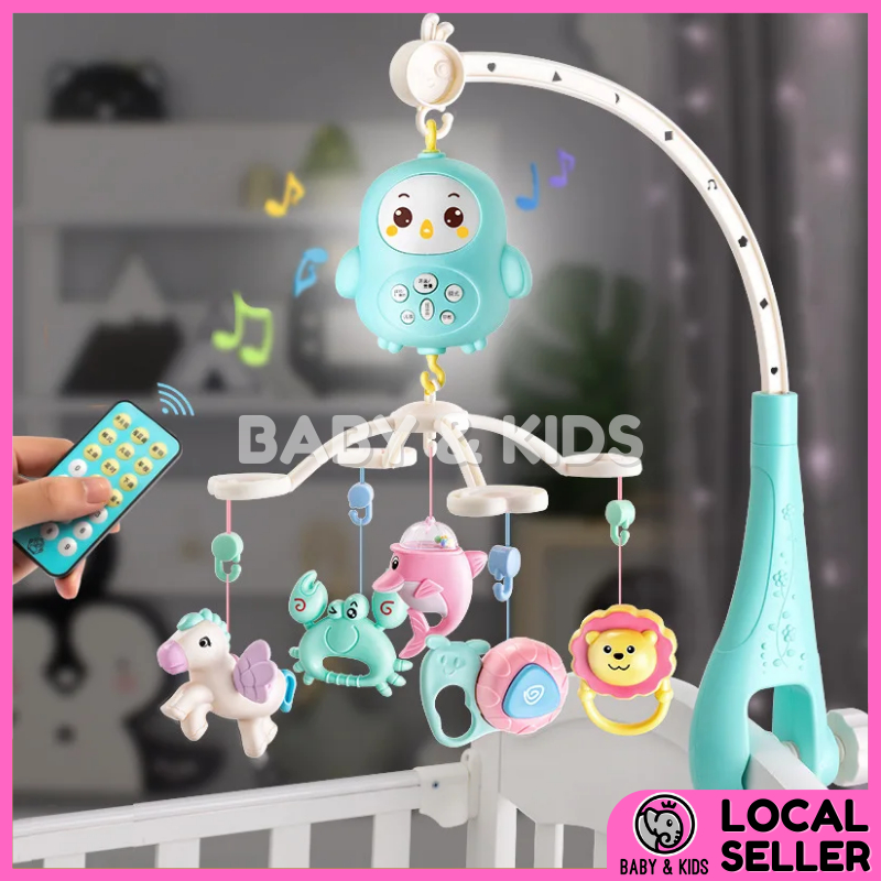 LOCAL!! Music Baby Sleeping Music Toy Remote Control Mobiles Rattles