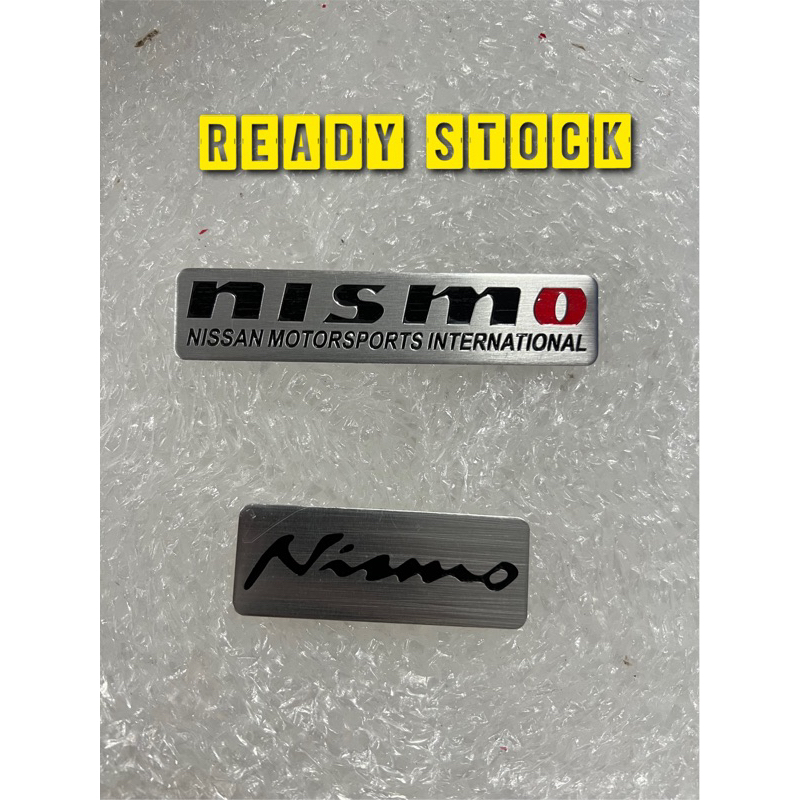 emblem nismo nissan nismo plate aluminium alloy | Shopee Malaysia