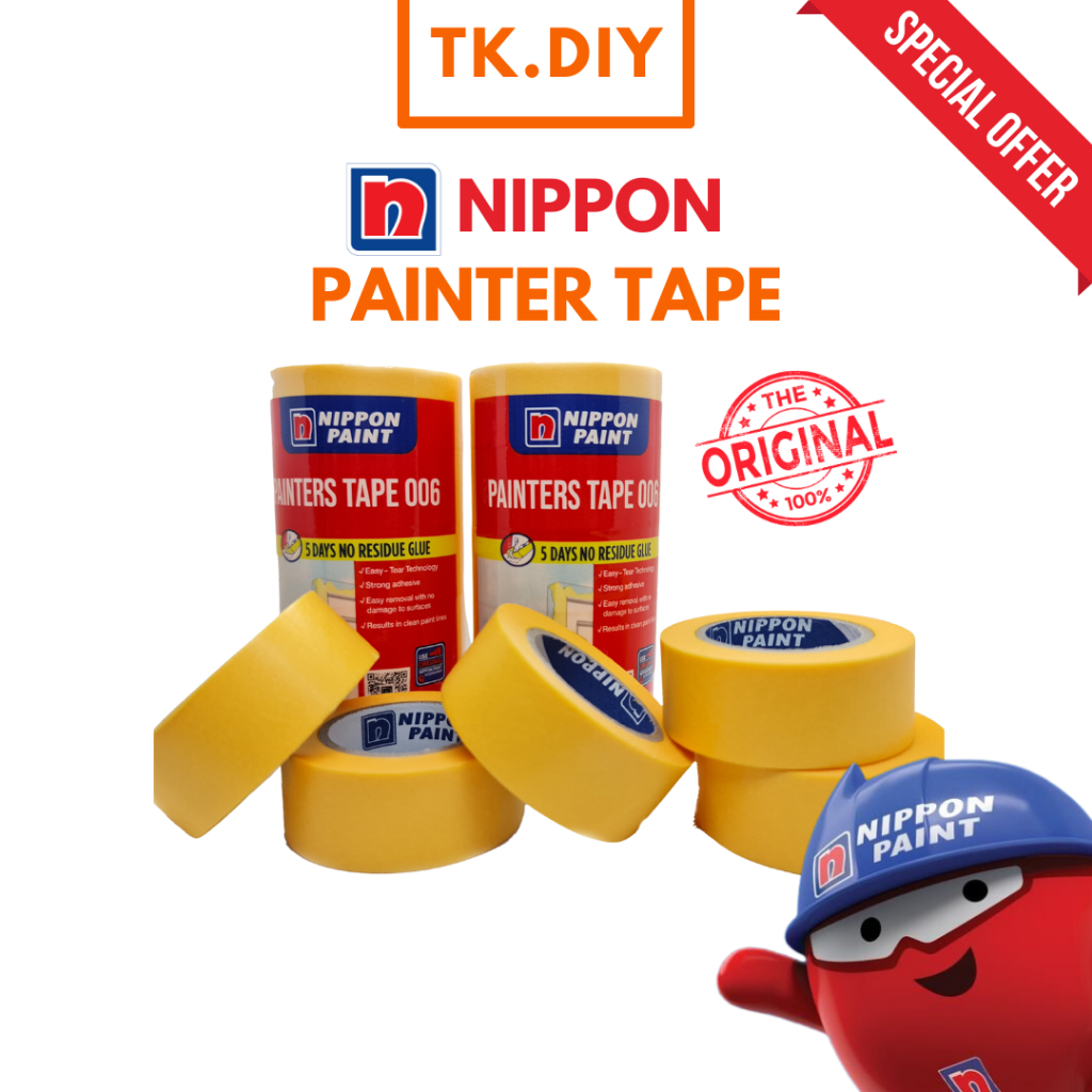 NIPPON PAINT Painter Tape 006 (1Pcs) Washi Tape Masking Tape For