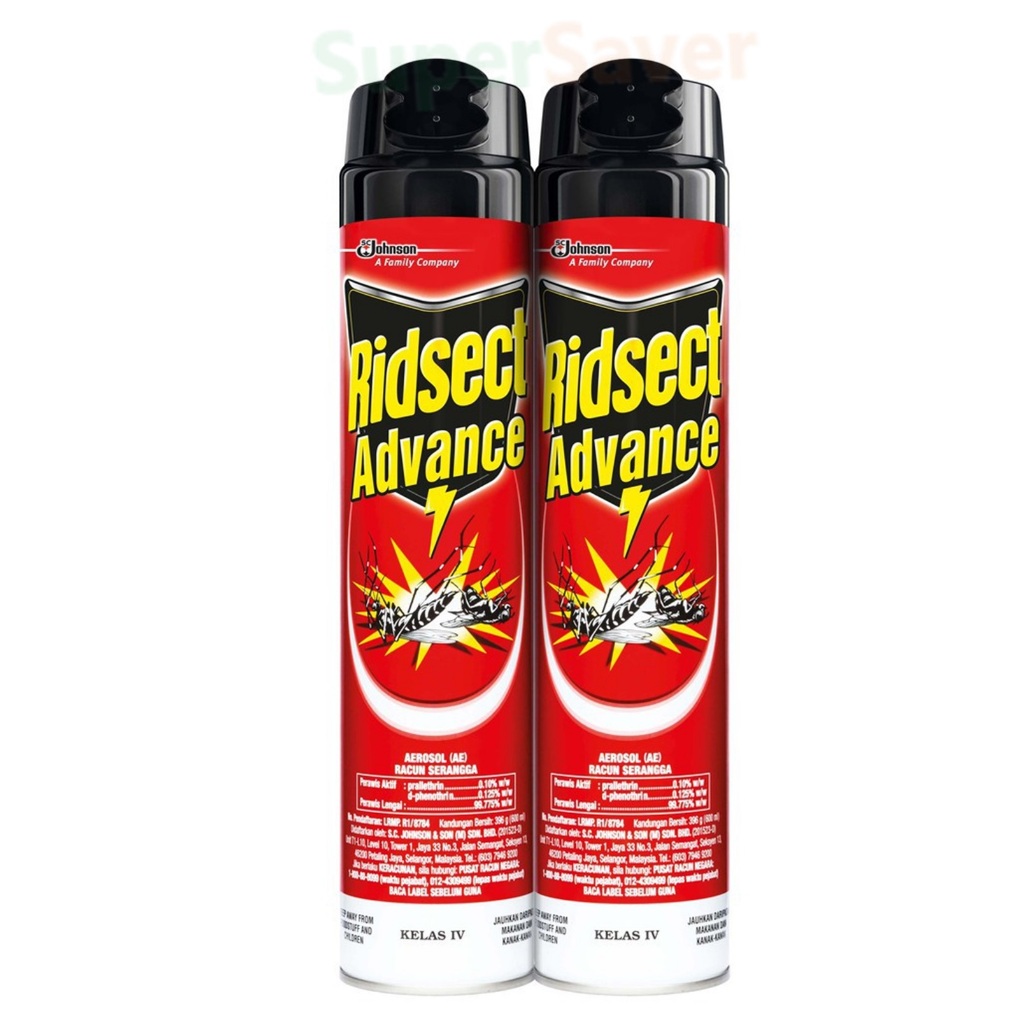 Ridsect Aerosol Advance 600ml [Twinpack] | Shopee Malaysia