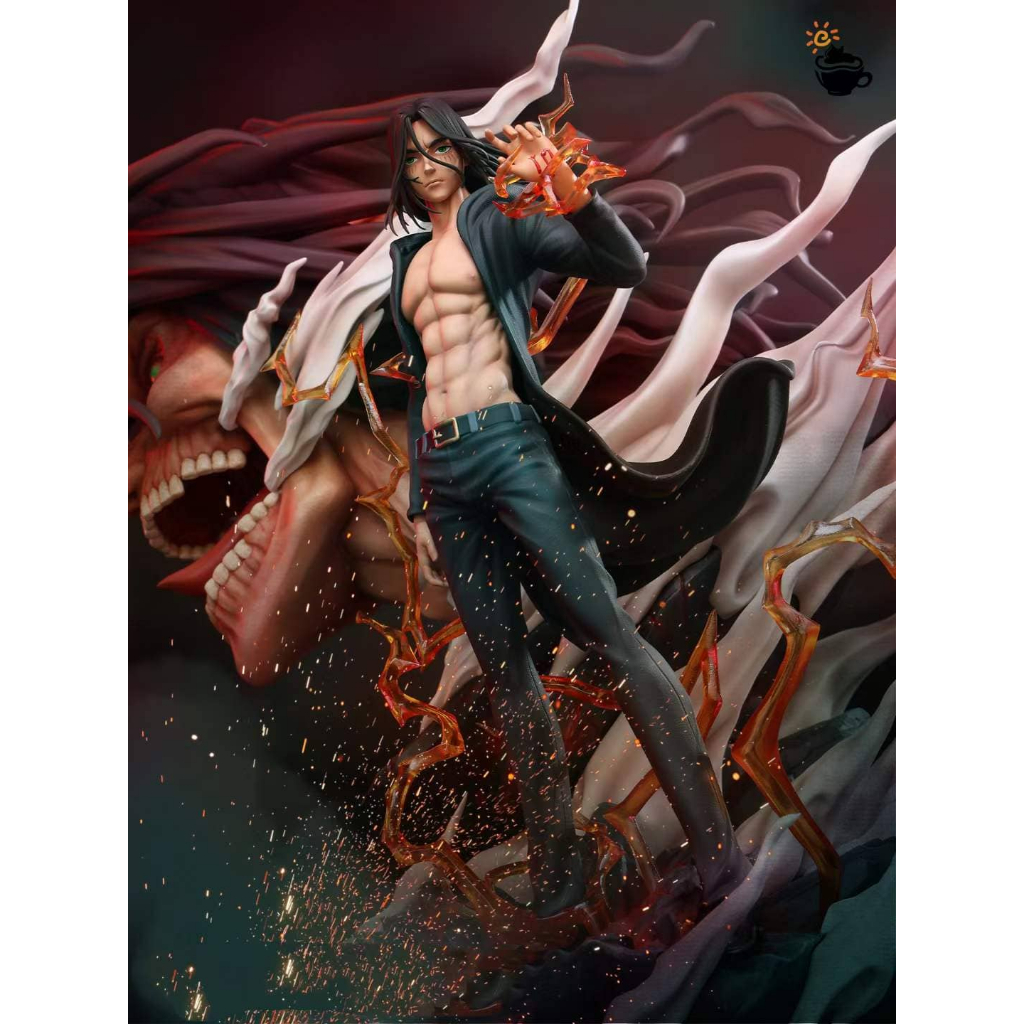 Fei Mao Ying Ri Studio - Eren Yeager Attack on Titan Resin Statue GK ...