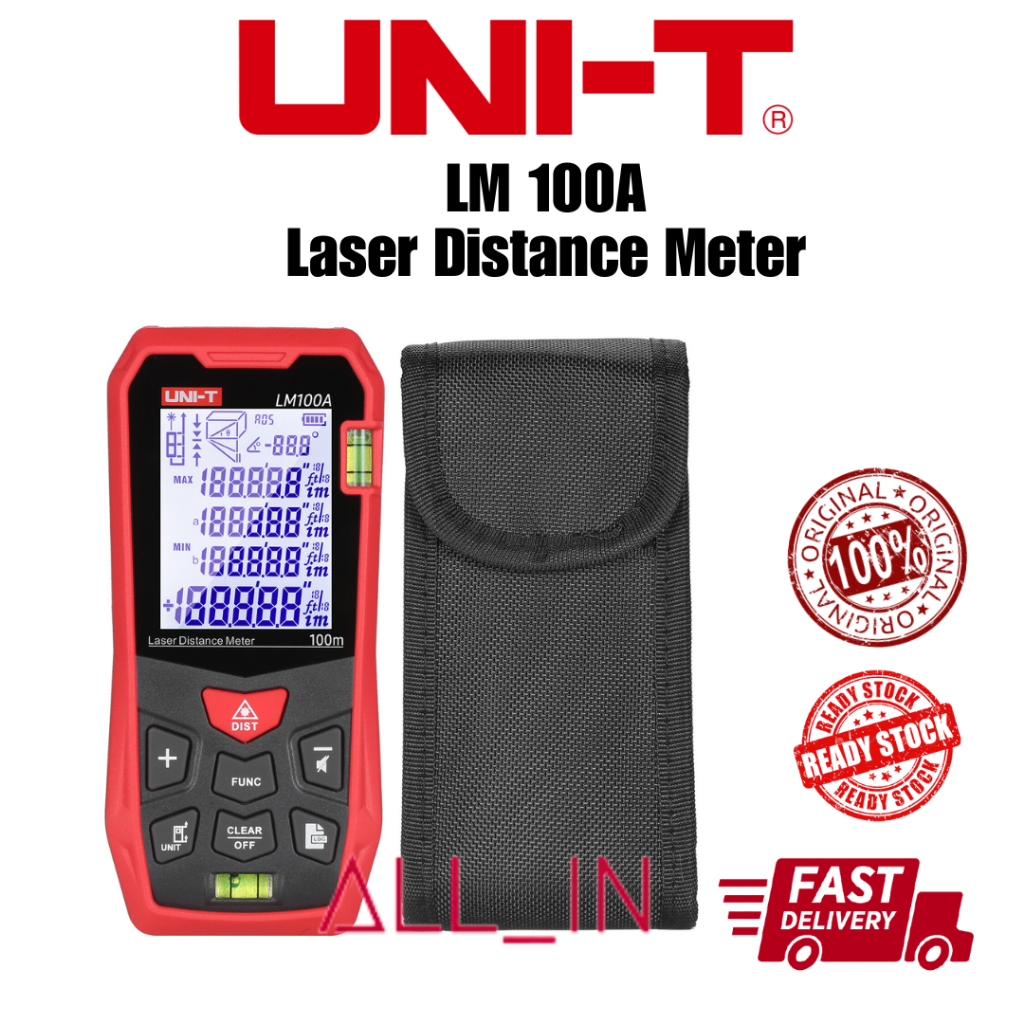 Uni-t LM100A 100 Meter Laser Distance Meter | Shopee Malaysia