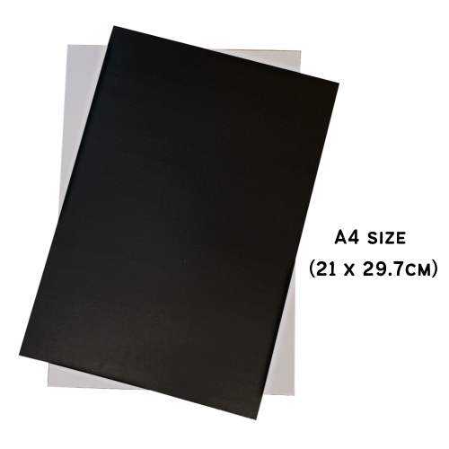 [super stationery] EMI A4/ A3 Black Mounting Board Black Card Black ...