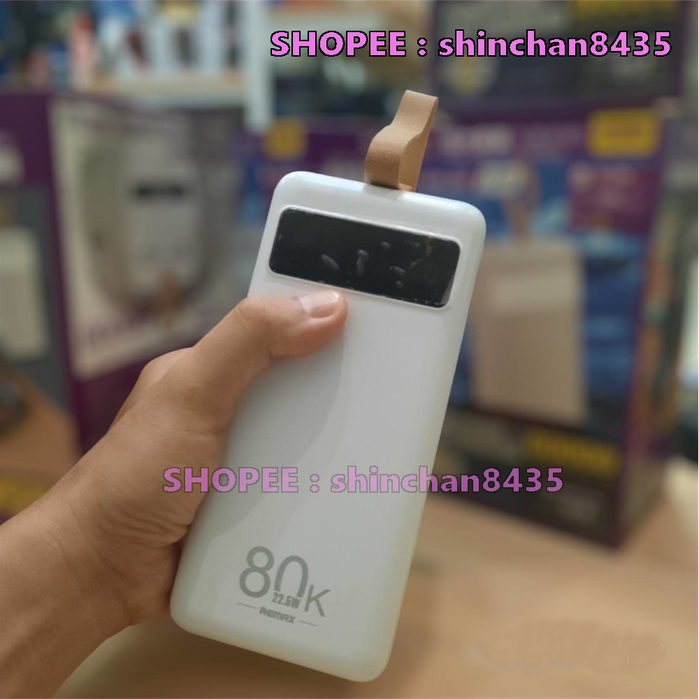 Remax Original RPP-266 80000 mAh Power Bank 22.5w PD QC Quick Fast ...
