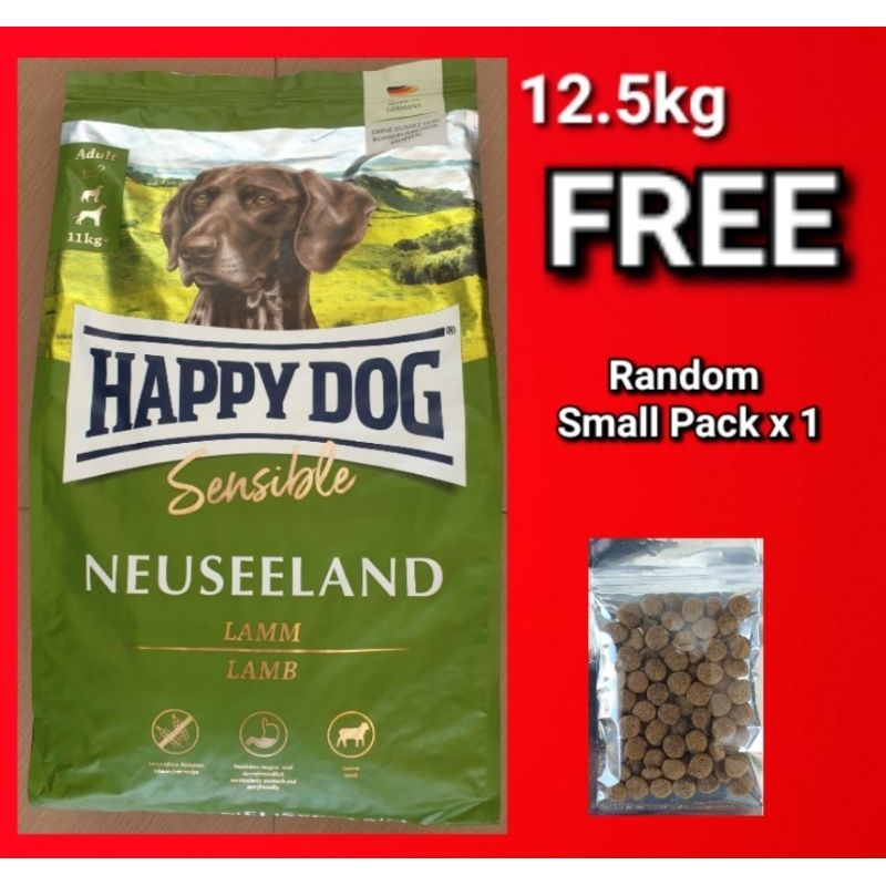 DHL / Exp2025 Oct / 12.5kg Happy Dog Supreme Sensible Neuseeland Lamb