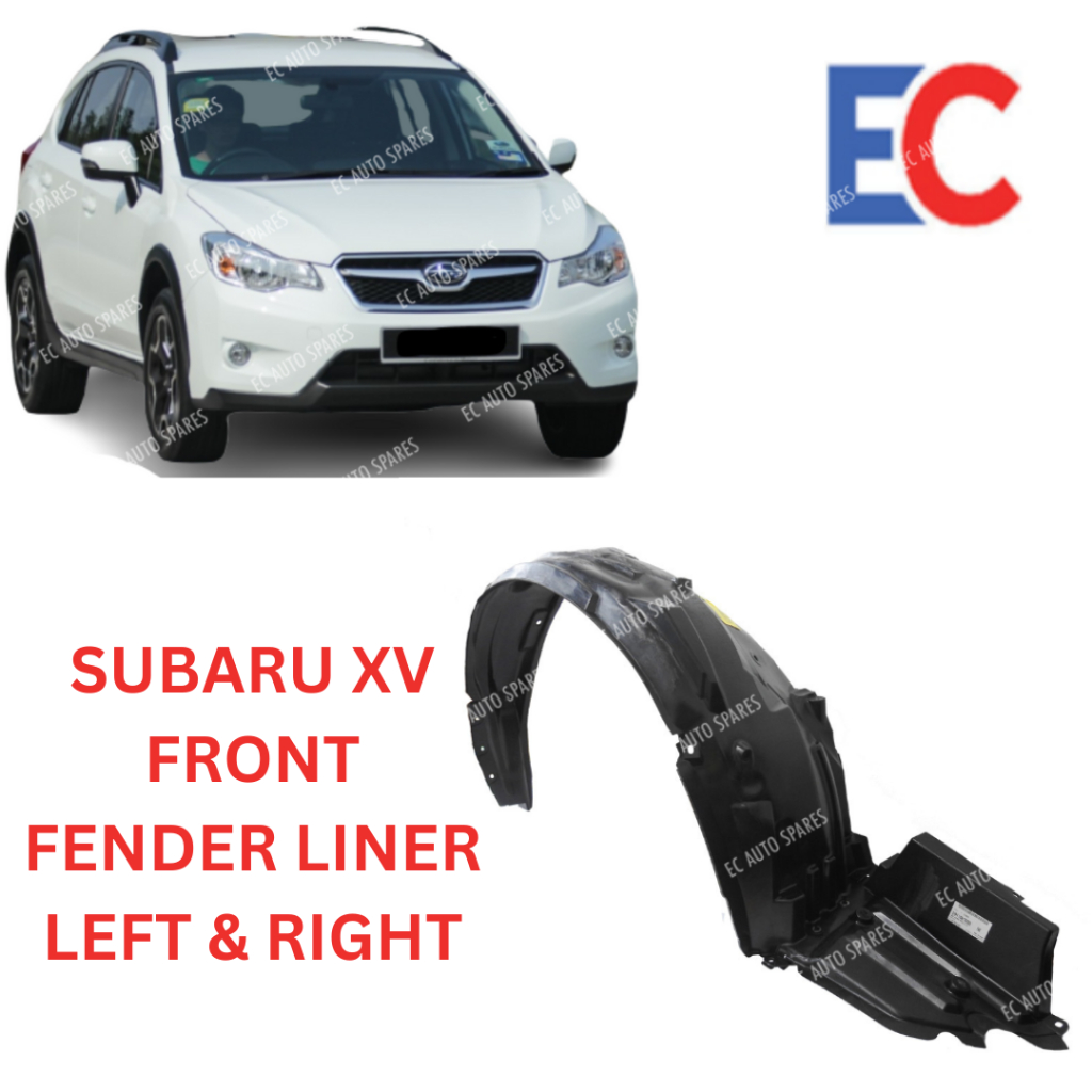 Soillar Pair Front Inner Fender Liners | For Subaru XV Crosstrek 2013-2015 | Left & Right | ABS Plastic