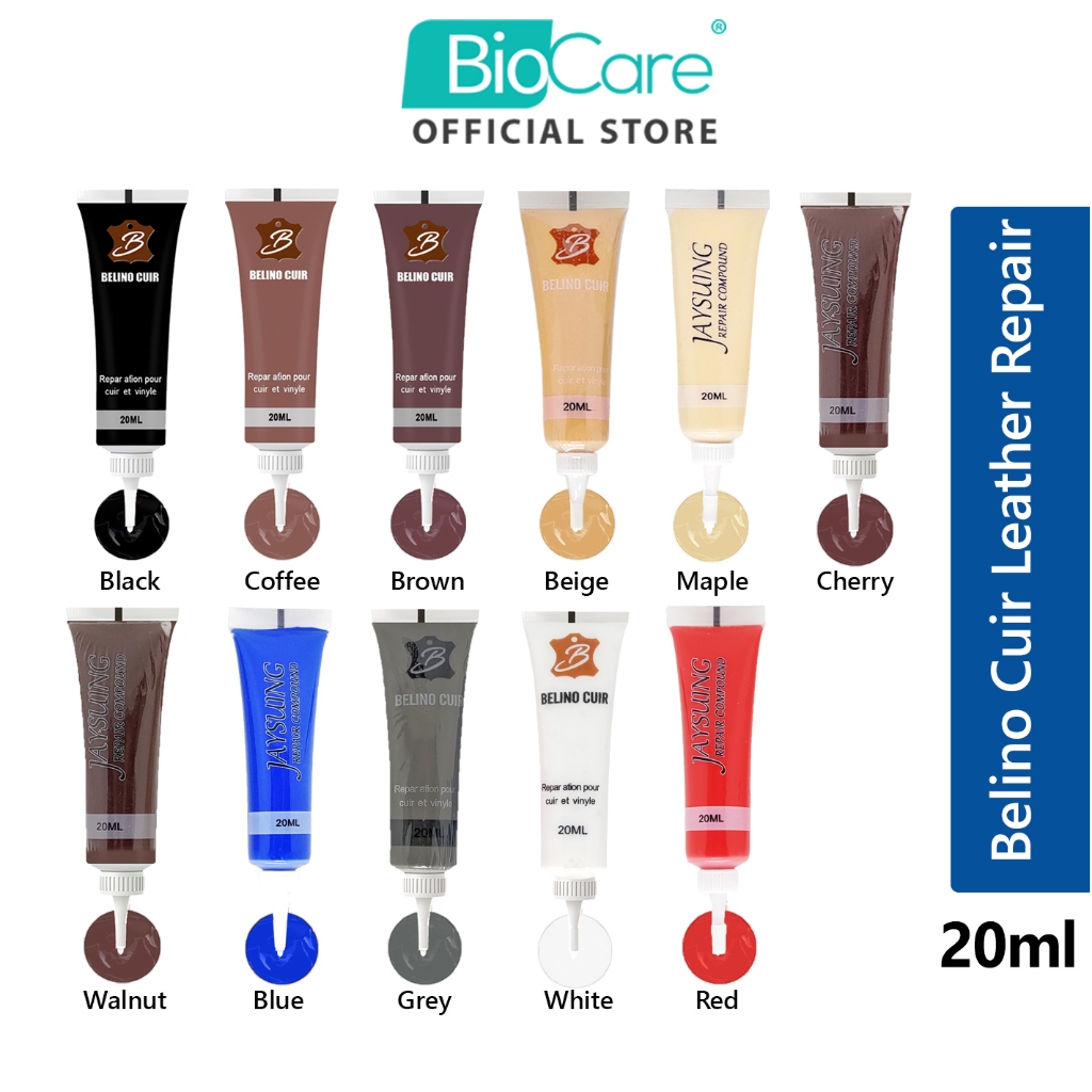 Belino Cuir 20ml Leather Repair Gel Multicolor Repair Home Car Seat ...