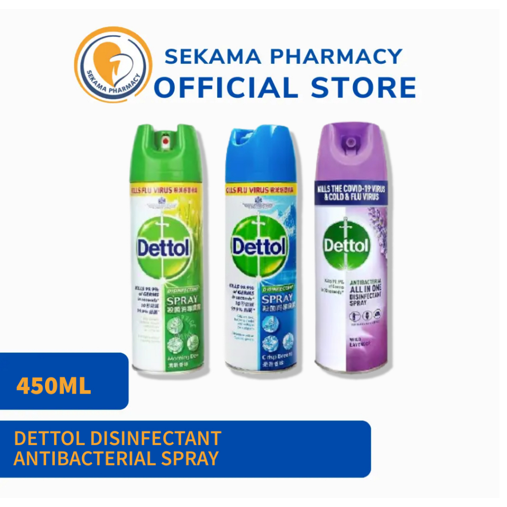 DETTOL DISINFECTANT SPRAY 450ML (ASSORTED FRAGRANT) Shopee Malaysia