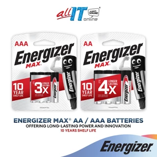 ENERGIZER MAX AA / AAA BATTERIES (2x /4x /8x Pcs) | Alkaline Battery