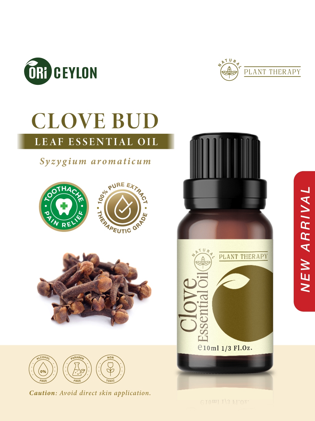 Pure Clove Essential Oil Therapeutic Grade Gums, Toothache, Skin Use and Hair Care. Shopee