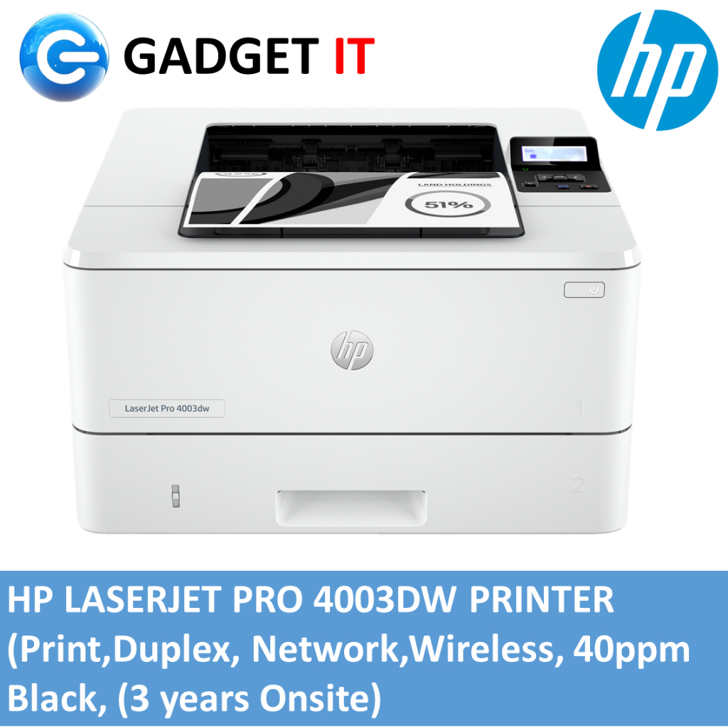 HP LaserJet Pro 4003dw Printer