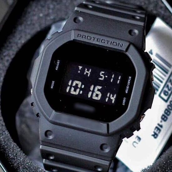 Jam DW5600 Black BB1 Autolight Power Save Mode DW5600 G shock Black Jam DW 5600 Hitam Shopee Malaysia