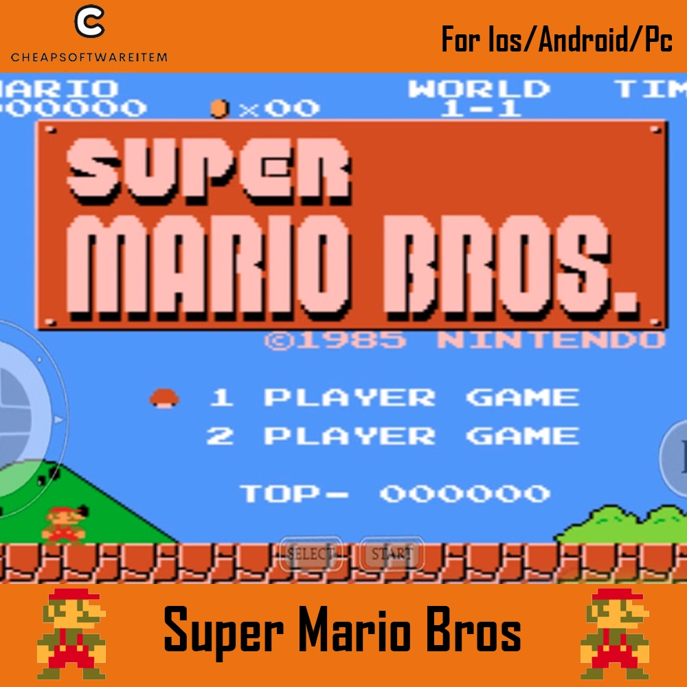 Super Mario Bros | FC Nostalgic stand-alone games (FOR IOS/ANDROID/PC)  Retro game console 80s 90s