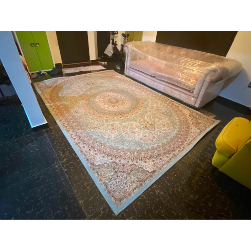 abrisham rugs hand-look benang sutera handmade(used) | Shopee Malaysia