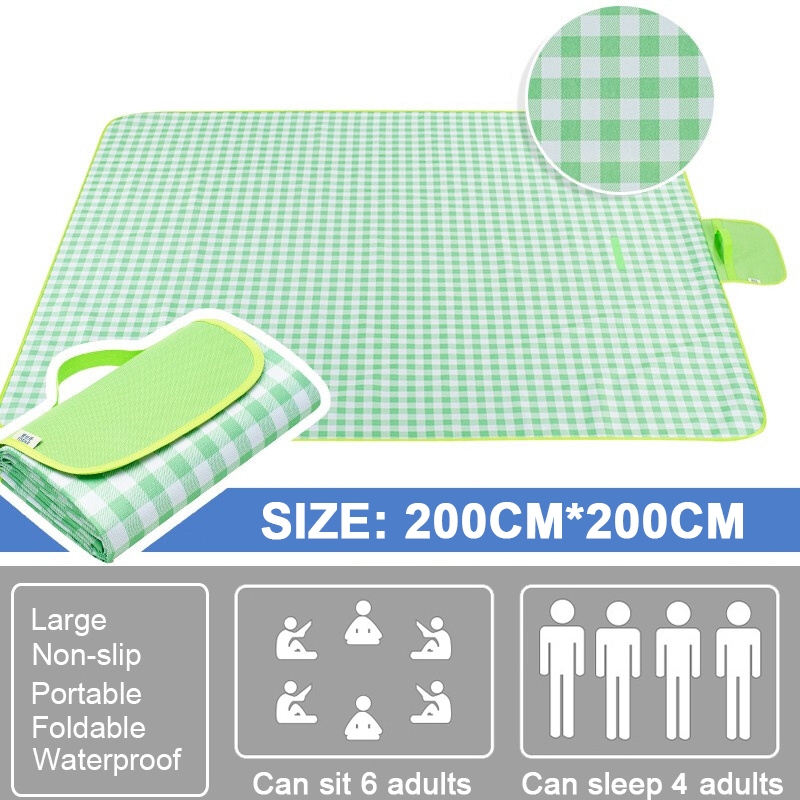 Picnic Mat 300200cm Portable Waterproof Camping Outdoor Mat Tikar Berkelah Photobackground 6577