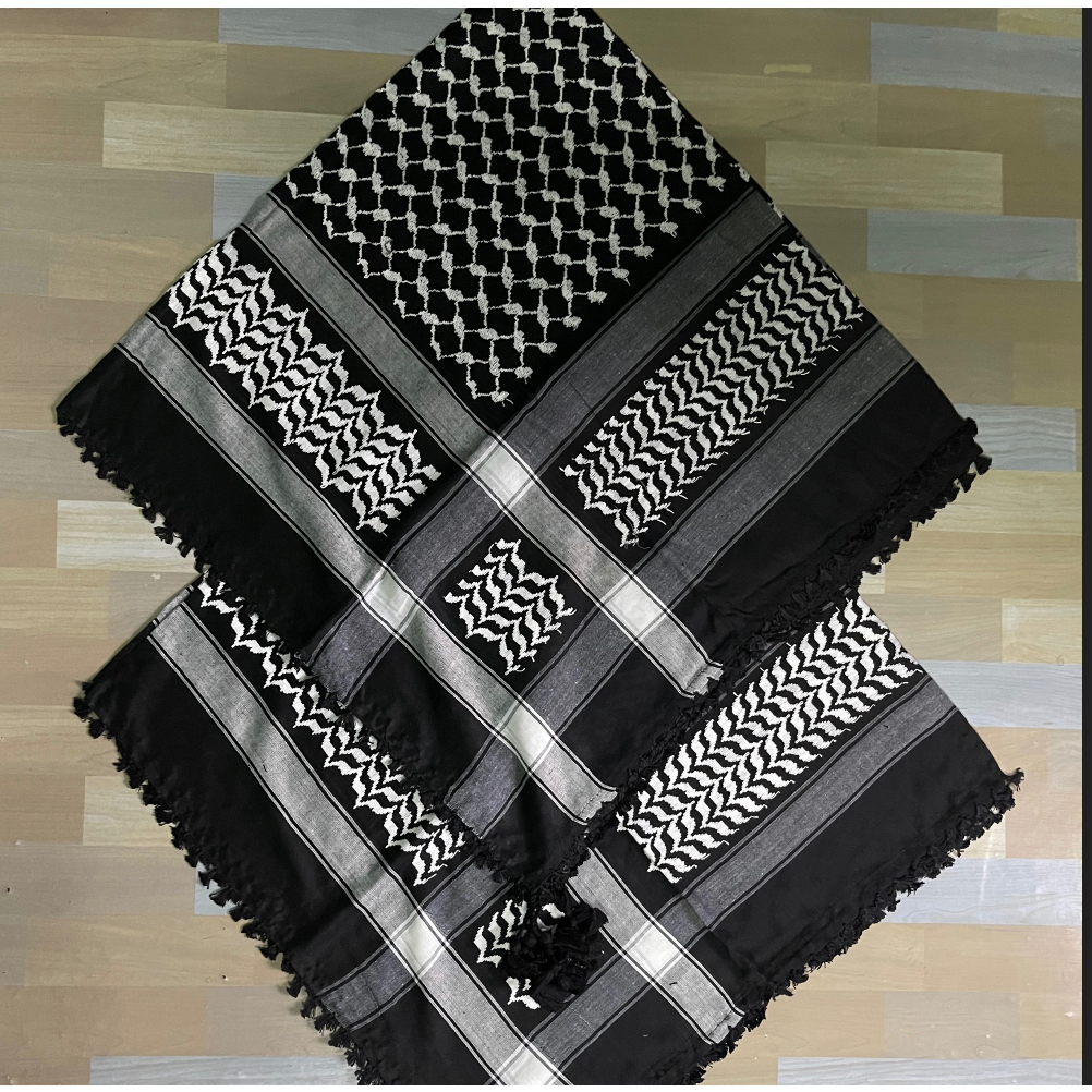 serban arafat hitam putih color baru kain cotton 💯 | Shopee Malaysia