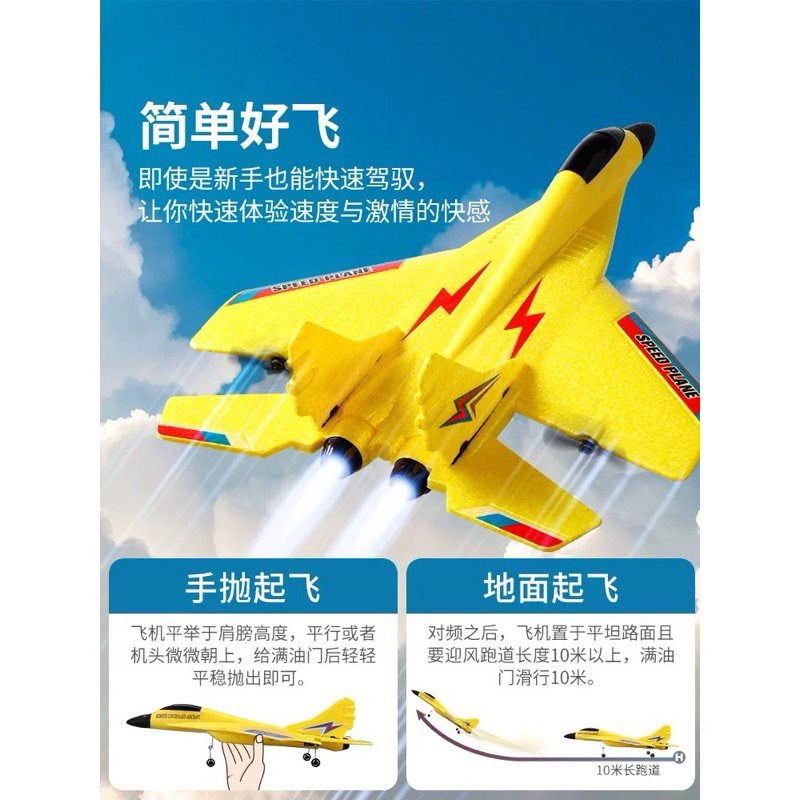 RC airplane Drone Remote Control Airplane 2.4G Fighter Glider Airplane