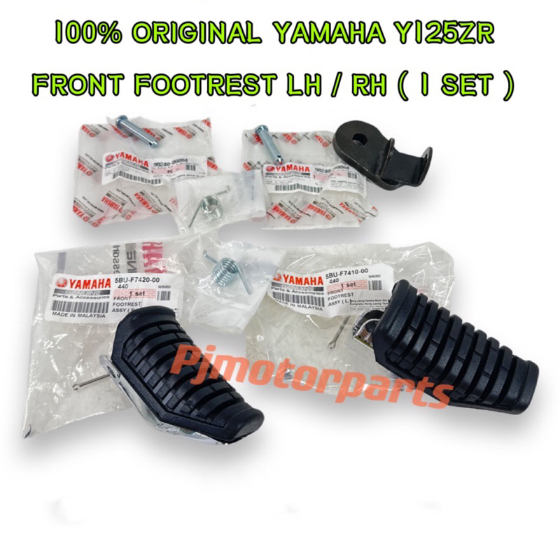 Y125ZR / Y125Z NEW (100 ORIGINAL YAMAHA)LH RH FRONT FOOTREST BRACKET