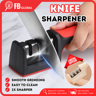 Multipurpose Knife Sharpener Roller Angle with Handle Scissor Sharpener  Pengasah Pisau Viral Lapah Pirge Gunting 磨刀石