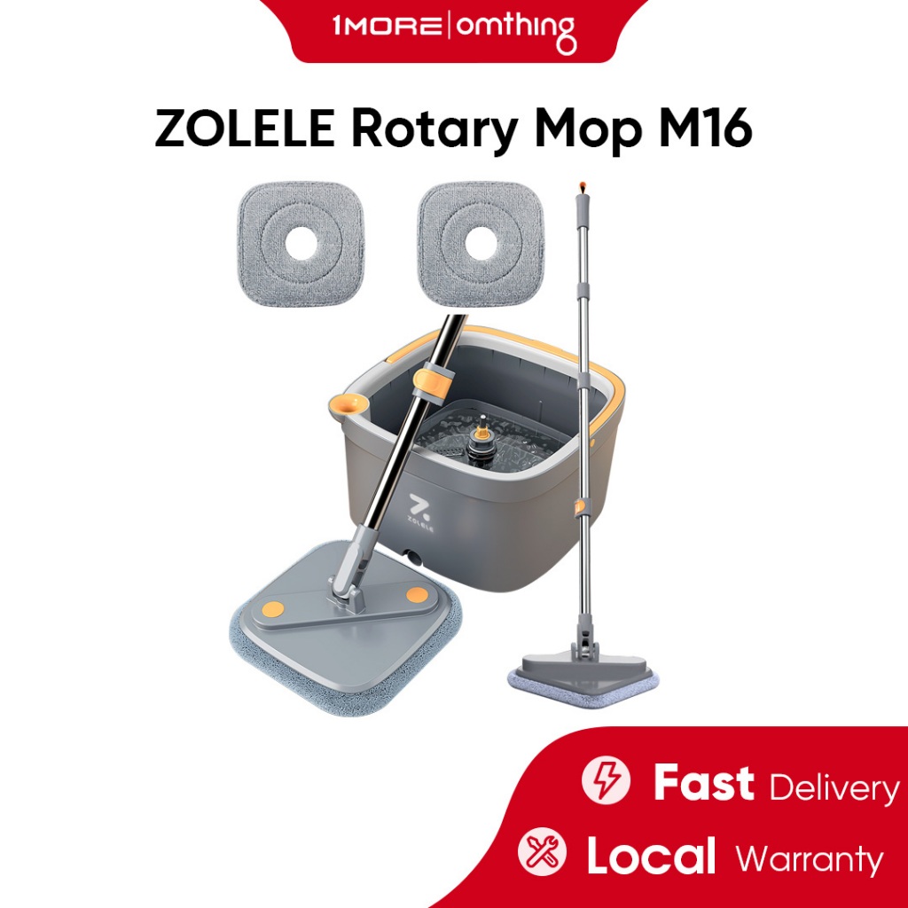 Joybos/Zolele Spin Mop Set Bucket Automatic Magic Rotating Mop Lazy