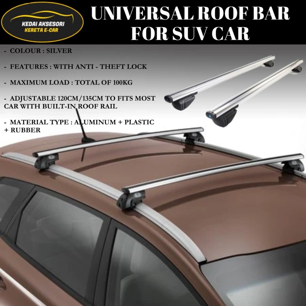 Universal SUV Car Roof-Top Rack Roof Rack Crossbars Dimension 1.2m ...