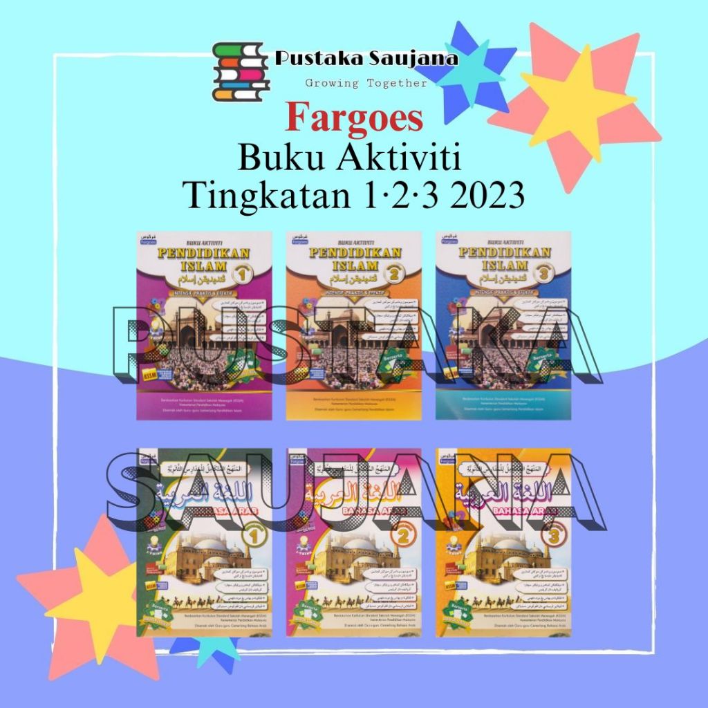 Saujana Fargoes Buku Aktiviti 2023 Tingkatan 1·2·3 Shopee Malaysia 2952