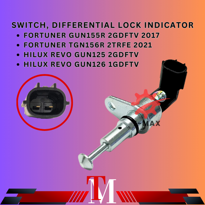 TOYOTA HILUX REVO GUN12 1GD 2GD, FORTUNER 2GD 2TR 4WD Differential Lock