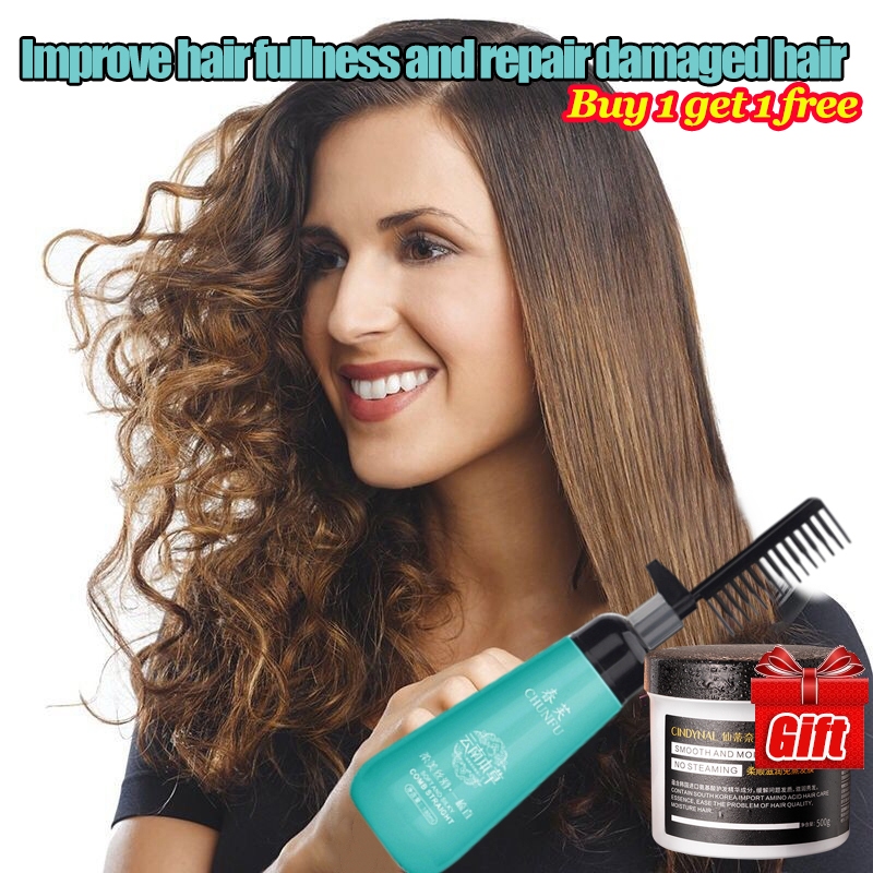 Permanent Hair Straightener Cream 直發膏 Rebonding Straight Hair relaxing