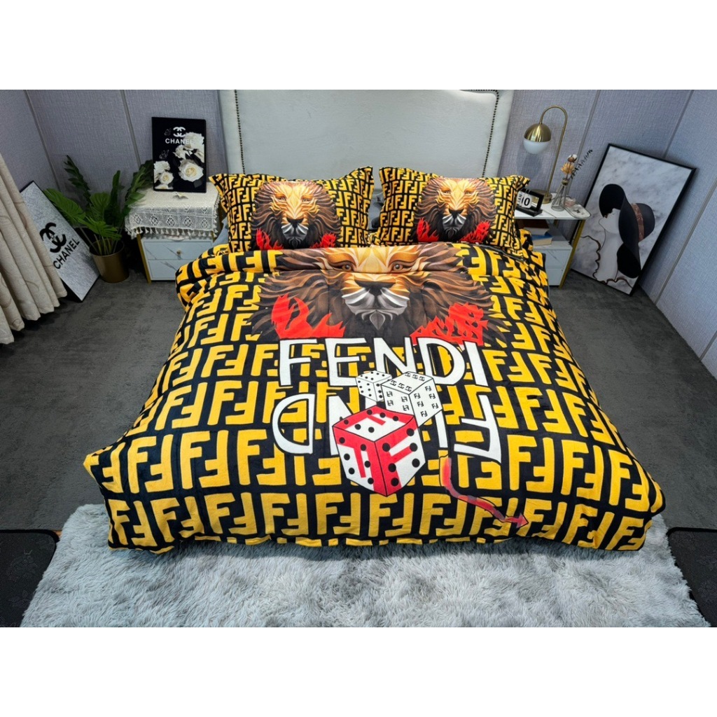 Fendi Bed Covers Bedsheet And Four Pillowcases Fendi 6431426 Konga