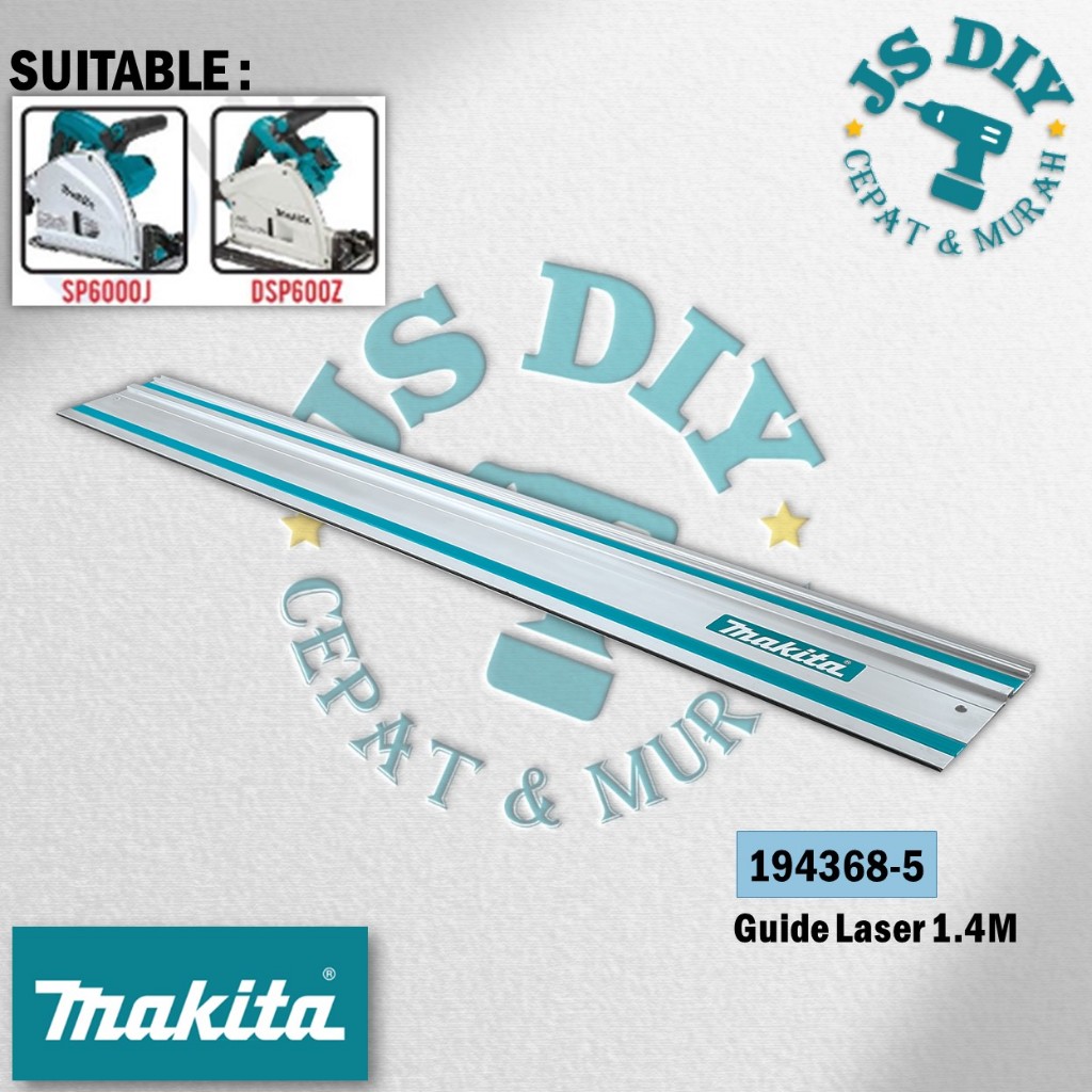 MAKITA 194368-5 | 194925-9 | 194367-7 GUIDE RAIL SIZE 1.4m | 1.9m