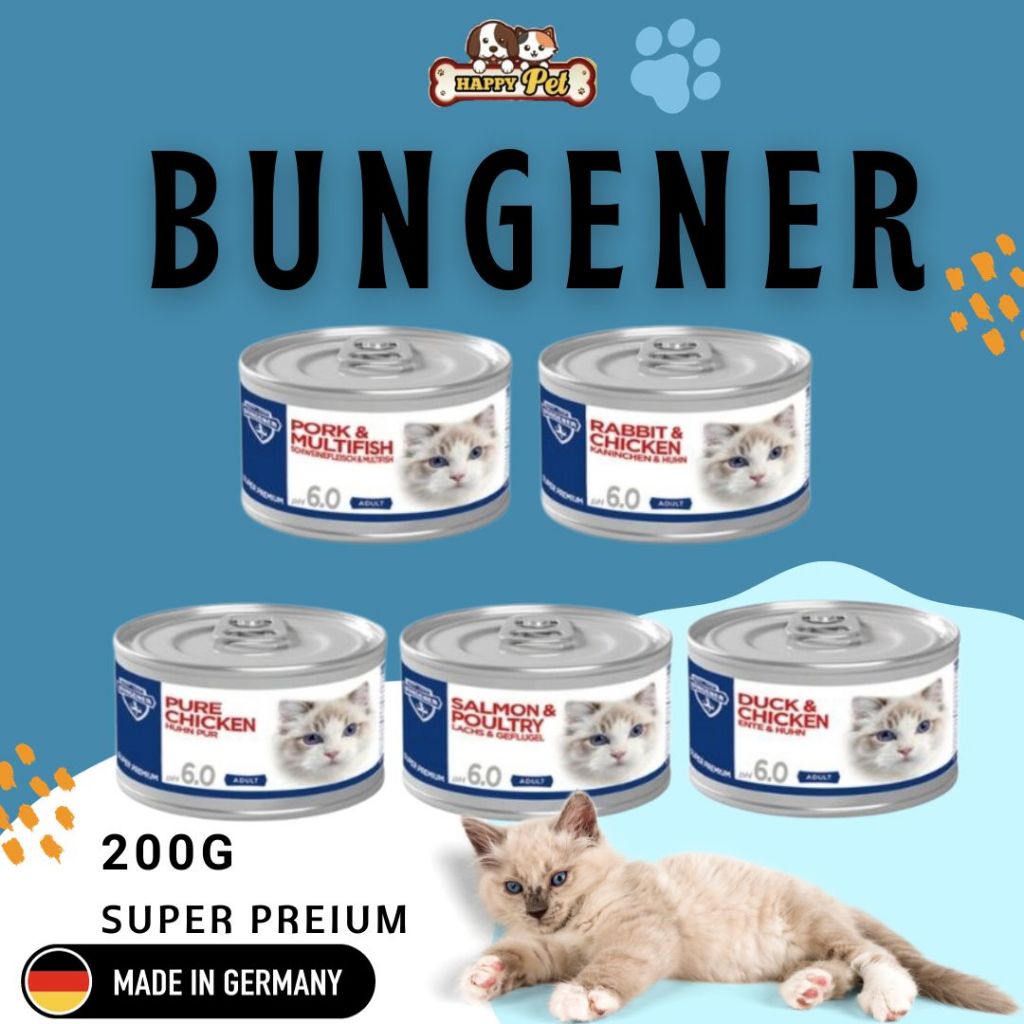 HOT ITEMBUNGENER SUPER PREMIUM CAT WET FOOD 200G Shopee Malaysia