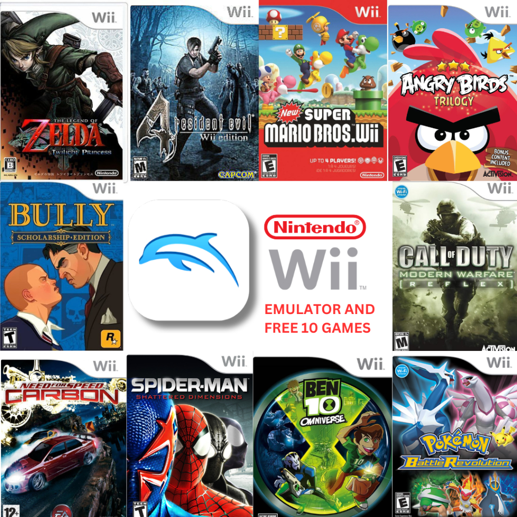 Wii Emulator Android ( 10 Games Free ) Shopee Malaysia