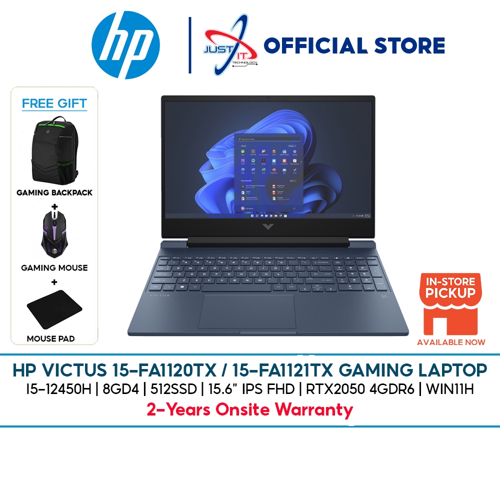 HP VICTUS 15-FA1120TX / 15-FA1121TX GAMING LAPTOP ( I5-12450H 8GD4 ...