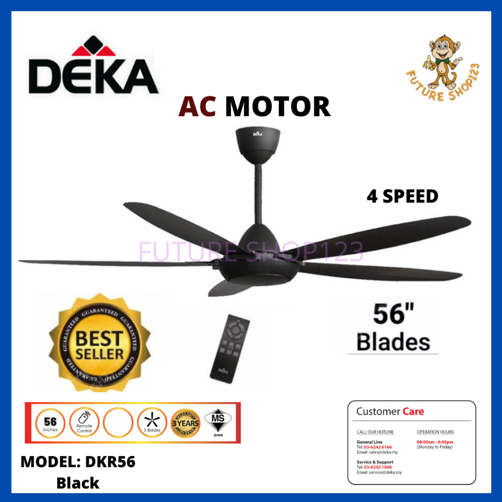 KDK And Multi Brand Remote Control Ceiling Fan Kipas Siling AC DC Motor