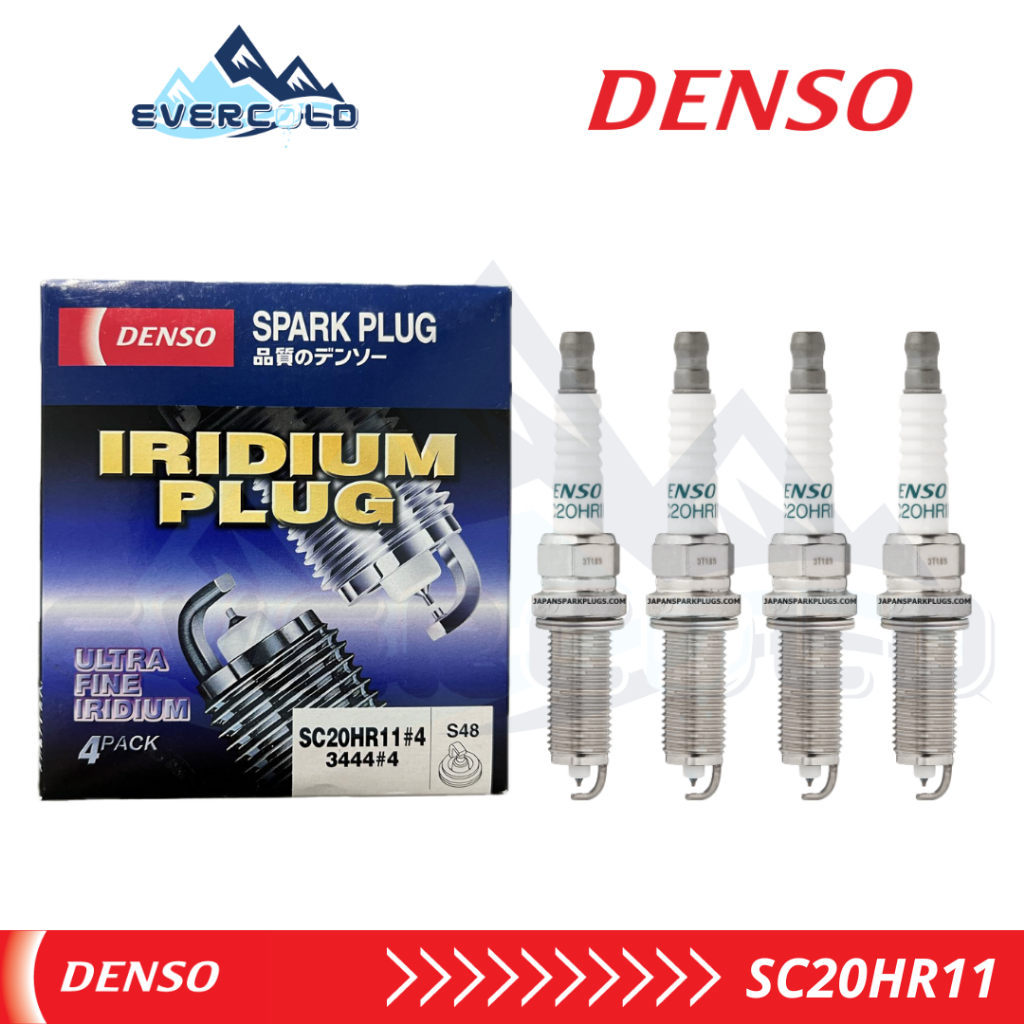 DENSO IRIDIUM SC20HR11 Spark Plug - 90919-01253 For Toyota Altis Prius ...