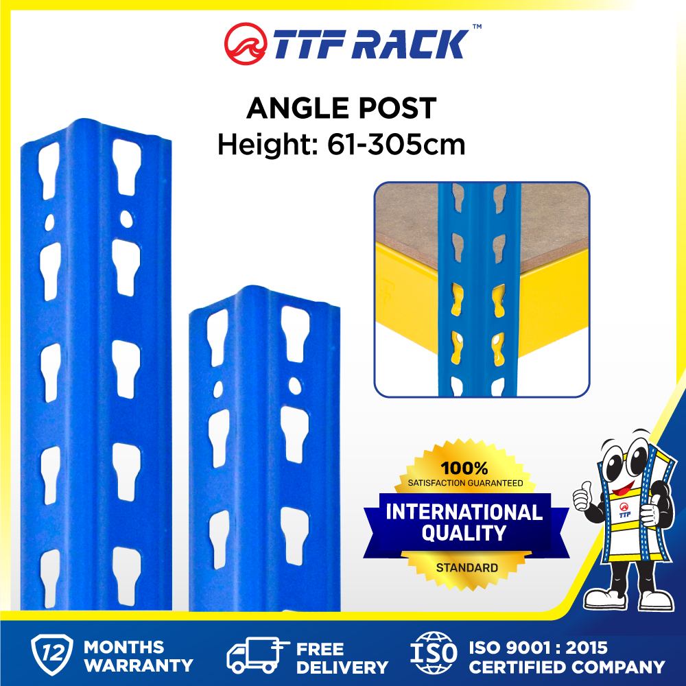 TTF Rack™ BOLTLESS RACK PARTS Add on for Boltless Rack Yellow Blue 400kg Model Shopee Malaysia
