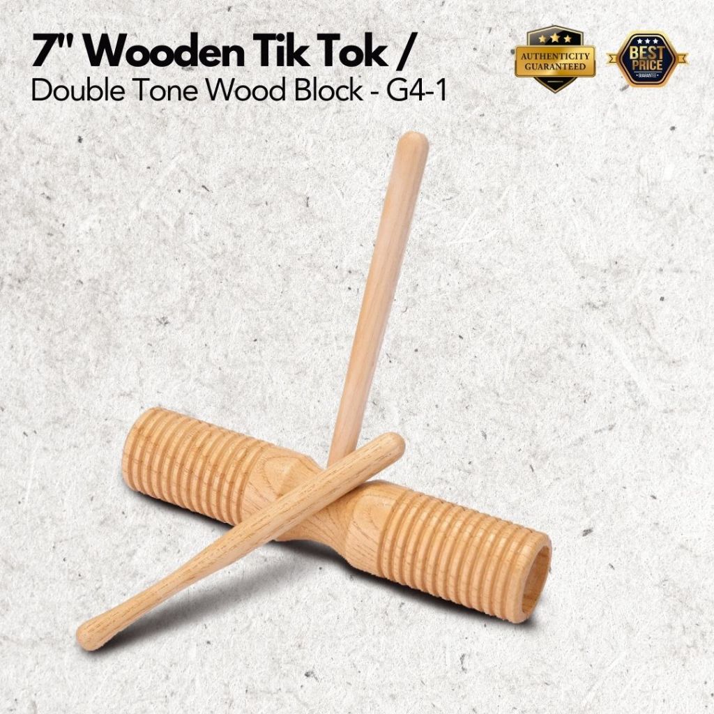 A-Star Two Tone Woodblock Including Beater