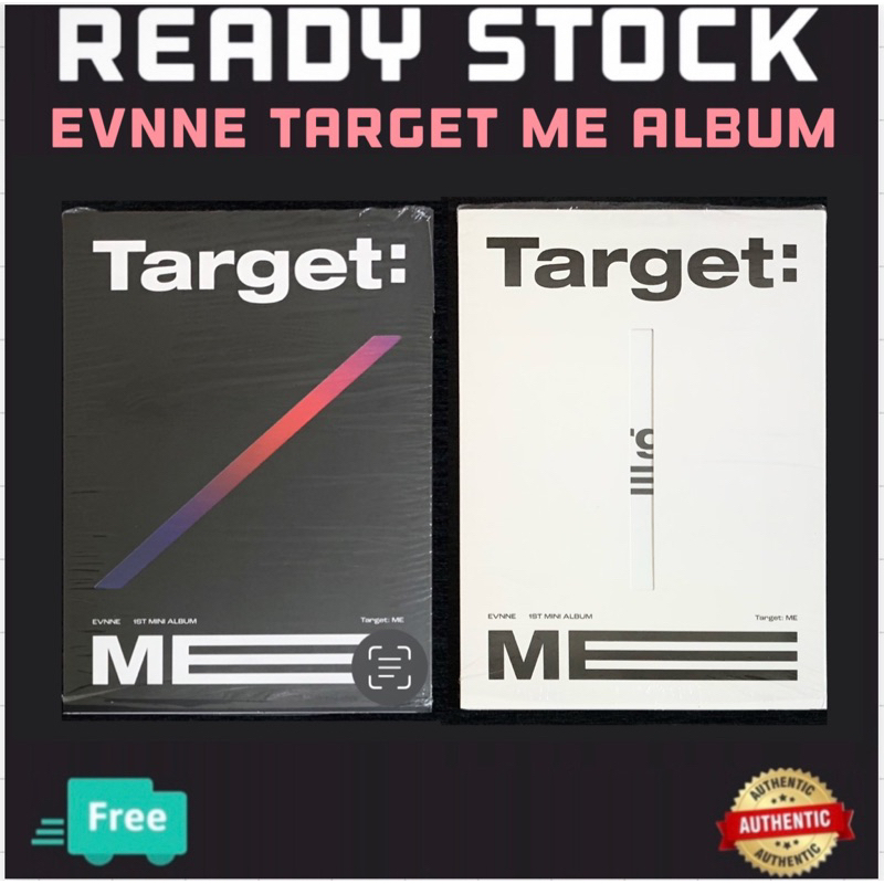 OFFICIAL EVNNE TARGET ME ALBUM(FULL SET) | Shopee Malaysia