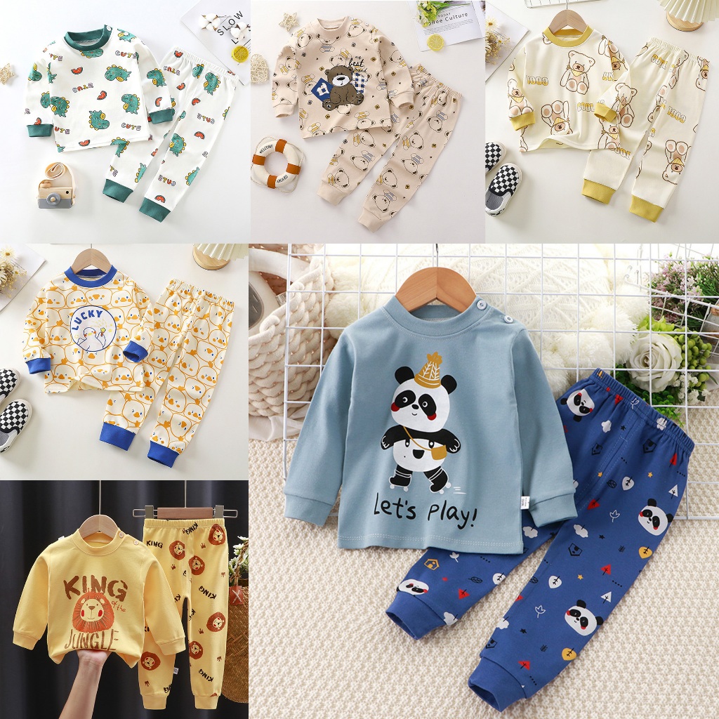 Children Pajamas Set Baby boy Pyjamas Children Sleepwear Baju Tidur