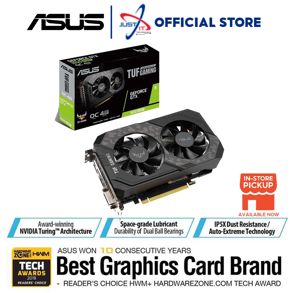 ASUS TUF GTX1650S 4G GAMING GTX1650 Super 4GB DDR6 Vga Card