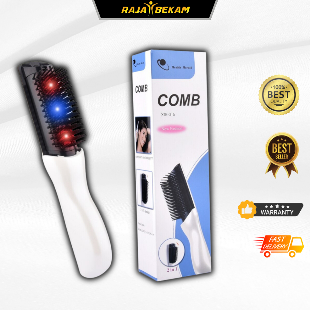 Sikat Terapi Rambut Massage Comb New Edition with infrared and vibrate ...